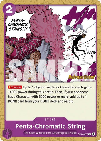 Image for Penta-Chromatic String (OP14-077) (The Azure Sea's Seven Release Event Cards) - One Piece Card Game