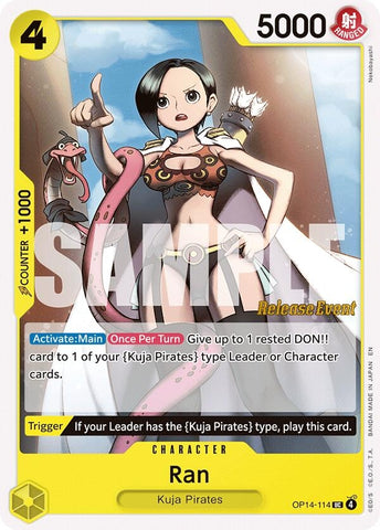 Image for Ran (OP14-114) (The Azure Sea's Seven Release Event Cards) - One Piece Card Game