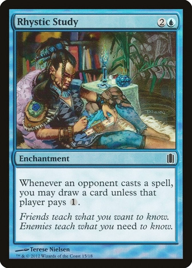 Image for Rhystic Study (15) - Magic: The Gathering