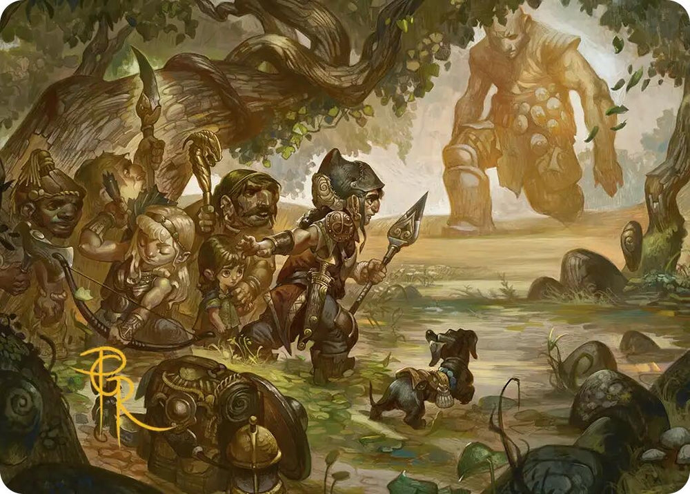 Image for Protective Response Art Card (Gold-Stamped Signature) (3) (Lorwyn Eclipsed) - Magic: The Gathering