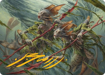 Image for Champions of the Shoal Art Card (Gold-Stamped Signature) (6) (Lorwyn Eclipsed) - Magic: The Gathering
