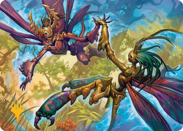 Image for Illusion Spinners Art Card (Gold-Stamped Planeswalker Symbol) (8) (Lorwyn Eclipsed) - Magic: The Gathering