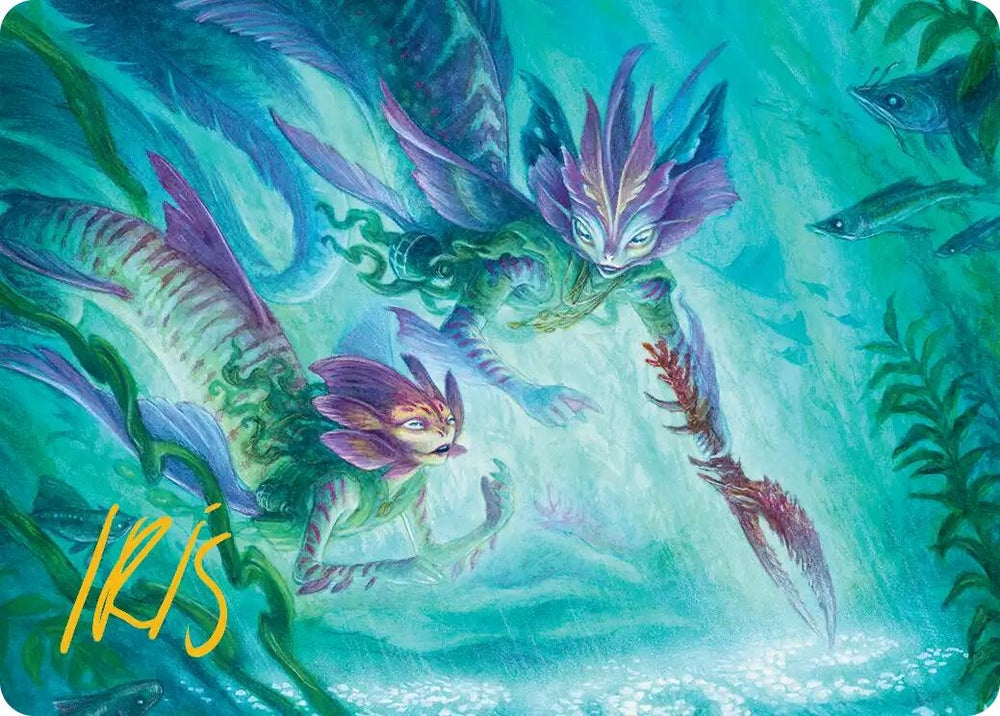 Image for Silvergill Mentor Art Card (Gold-Stamped Signature) (10) (Lorwyn Eclipsed) - Magic: The Gathering
