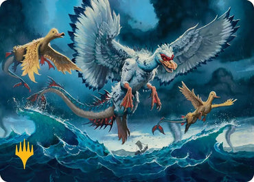 Image for Sunderflock Art Card (Gold-Stamped Planeswalker Symbol) (11) (Lorwyn Eclipsed) - Magic: The Gathering