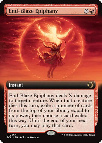 Image for End-Blaze Epiphany (Extended Art) (364) (Lorwyn Eclipsed) - Magic: The Gathering