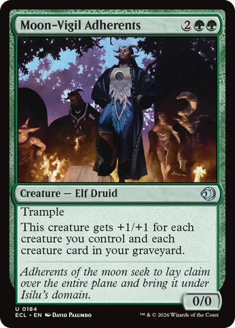 Image for Moon-Vigil Adherents (184) (Lorwyn Eclipsed) - Magic: The Gathering