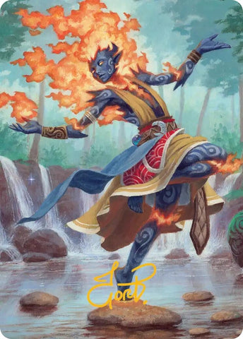 Image for Ashling, Rekindled Art Card (16/54) (Gold-Stamped Signature) (16) (Lorwyn Eclipsed) - Magic: The Gathering