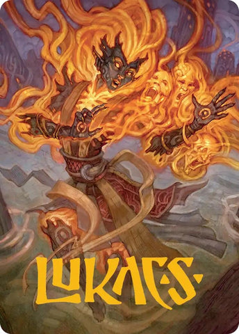 Image for Ashling, Rekindled Art Card (33/54) (Gold-Stamped Signature) (33) (Lorwyn Eclipsed) - Magic: The Gathering