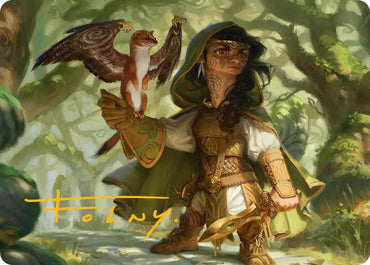 Image for Crossroads Watcher Art Card (Gold-Stamped Signature) (20) (Lorwyn Eclipsed) - Magic: The Gathering
