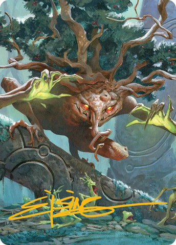 Image for Ferrafor, Young Yew Art Card (Gold-Stamped Signature) (47) (Lorwyn Eclipsed) - Magic: The Gathering