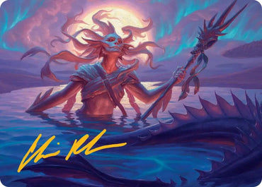 Image for Eclipsed Merrow Art Card (Gold-Stamped Signature) (Lorwyn Eclipsed) - Magic: The Gathering