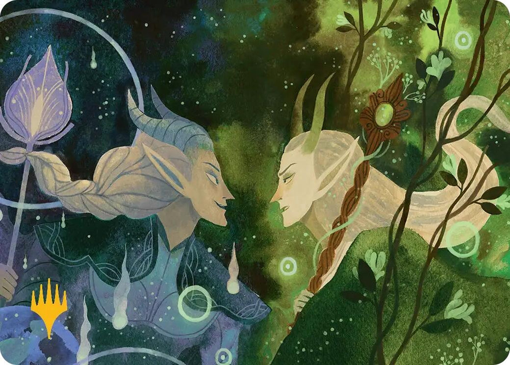 Image for Trystan's Command Art Card (Gold-Stamped Planeswalker Symbol) (Lorwyn Eclipsed) - Magic: The Gathering