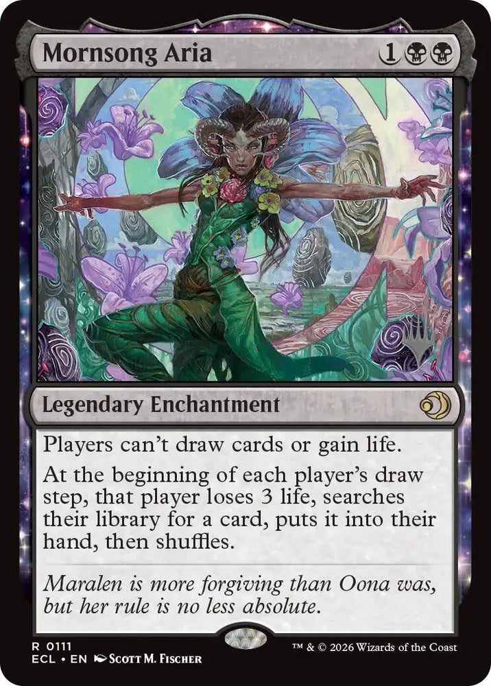 Image for Mornsong Aria (111) (Promo Pack: Lorwyn Eclipsed) (PPECL) - Magic: The Gathering