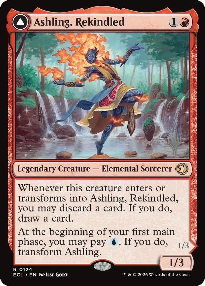 Image for Ashling, Rekindled (124) (Promo Pack: Lorwyn Eclipsed) (PPECL) - Magic: The Gathering