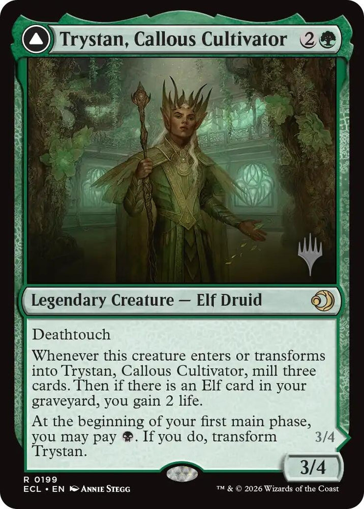 Image for Trystan, Callous Cultivator (199) (Promo Pack: Lorwyn Eclipsed) (PPECL) - Magic: The Gathering