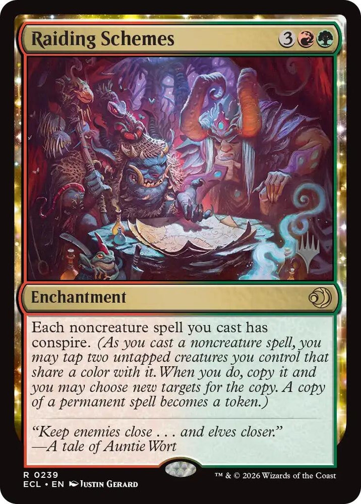 Image for Raiding Schemes (239) (Promo Pack: Lorwyn Eclipsed) (PPECL) - Magic: The Gathering