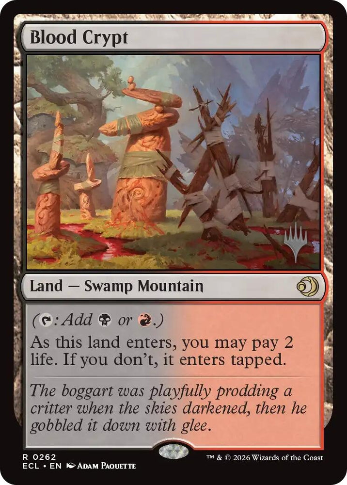 Image for Blood Crypt (262) (Promo Pack: Lorwyn Eclipsed) (PPECL) - Magic: The Gathering