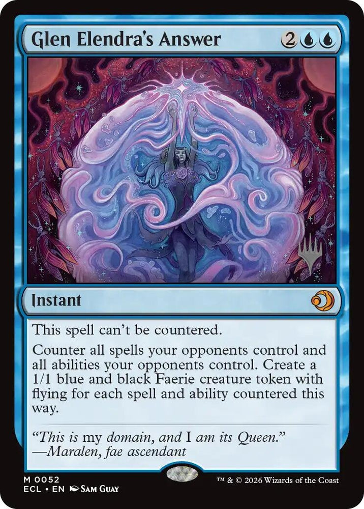 Image for Glen Elendra's Answer (52) (Promo Pack: Lorwyn Eclipsed) (PPECL) - Magic: The Gathering