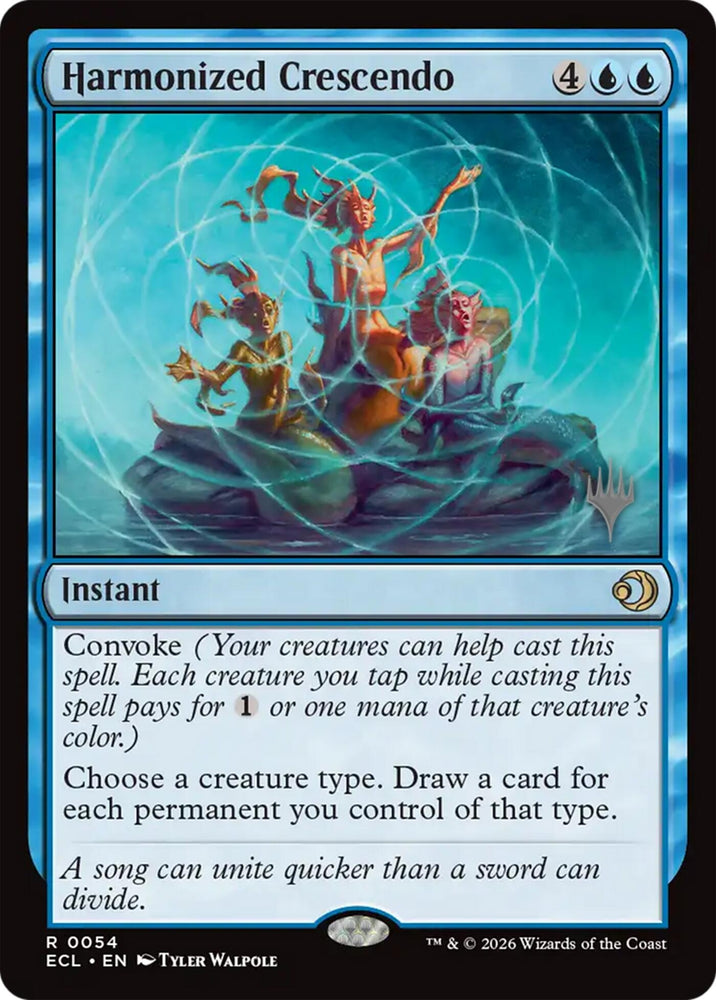Image for Harmonized Crescendo (54) (Promo Pack: Lorwyn Eclipsed) (PPECL) - Magic: The Gathering