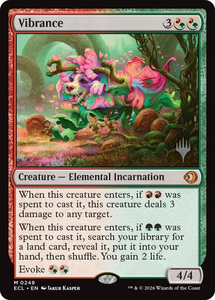 Image for Vibrance (249) (Promo Pack: Lorwyn Eclipsed) (PPECL) - Magic: The Gathering