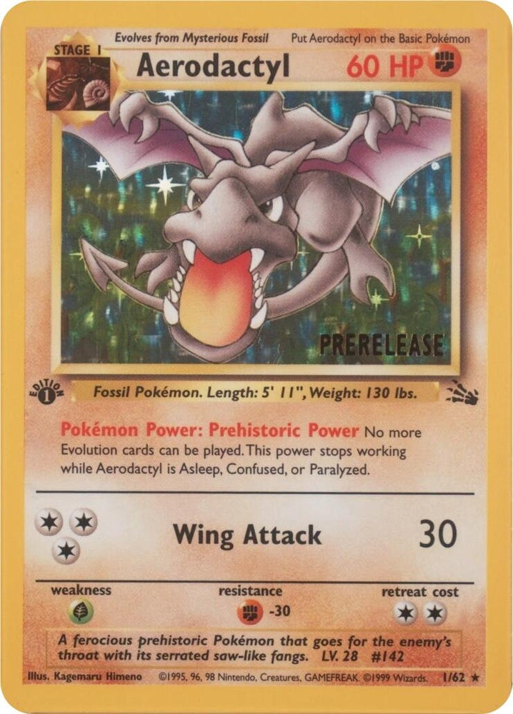 Image for Aerodactyl (01/62) (Prerelease) (01/62) - Pokemon