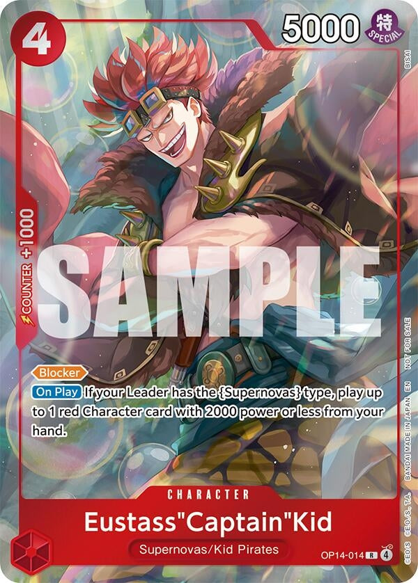 Image for Eustass"Captain"Kid - OP14-014 (Dash Pack) (OP14-014) - One Piece Card Game