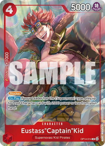 Image for Eustass"Captain"Kid - OP14-014 (Dash Pack) (OP14-014) - One Piece Card Game