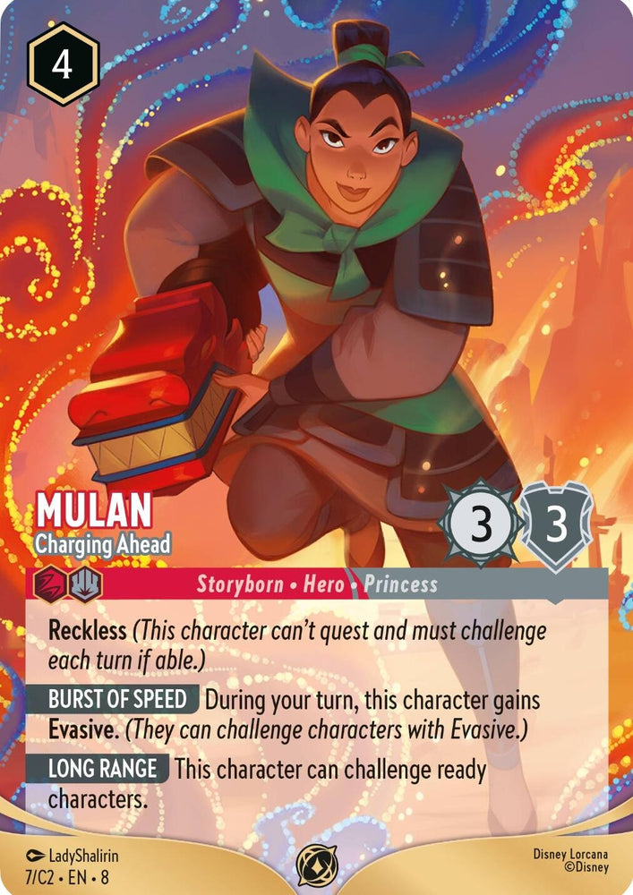 Image for Mulan - Charging Ahead (7) - Disney Lorcana