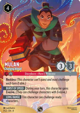 Image for Mulan - Charging Ahead (7) - Disney Lorcana