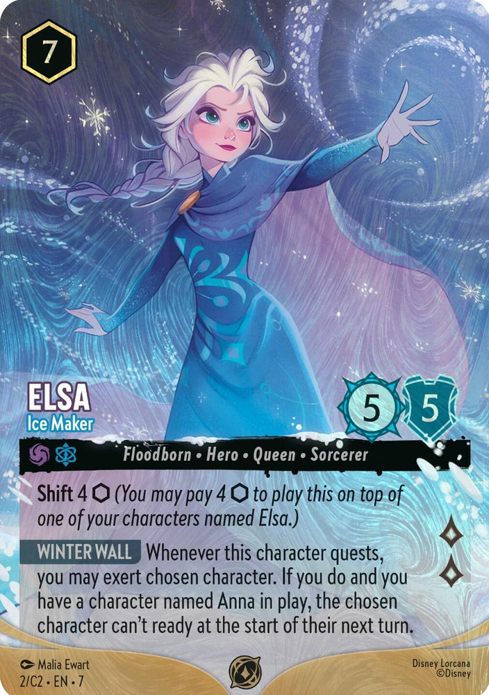 Image for Elsa - Ice Maker (Foil) (2) - Disney Lorcana