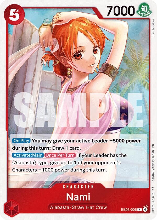 Image for Nami (006) (EB03-006) (Extra Booster: One Piece Heroines Edition) - One Piece Card Game