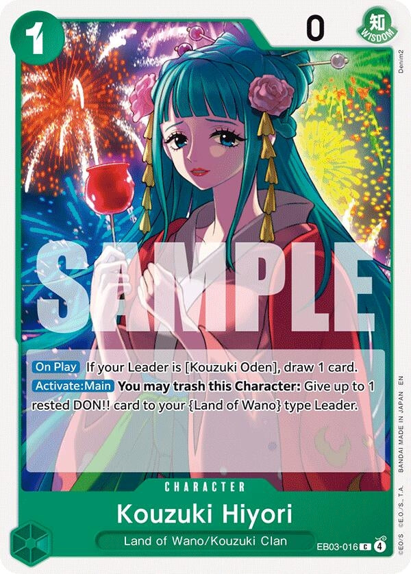 Image for Kouzuki Hiyori (EB03-016) (Extra Booster: One Piece Heroines Edition) - One Piece Card Game
