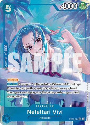 Image for Nefeltari Vivi (024) (Alternate Art) (EB03-024) (Extra Booster: One Piece Heroines Edition) - One Piece Card Game