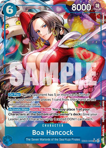Image for Boa Hancock (Alternate Art) (EB03-026) (Extra Booster: One Piece Heroines Edition) - One Piece Card Game