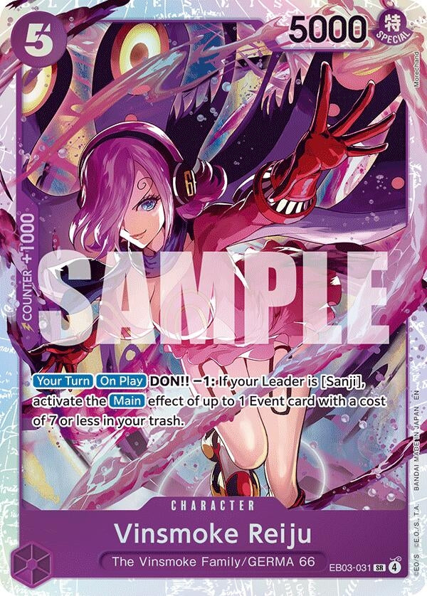 Image for Vinsmoke Reiju (EB03-031) (Extra Booster: One Piece Heroines Edition) - One Piece Card Game