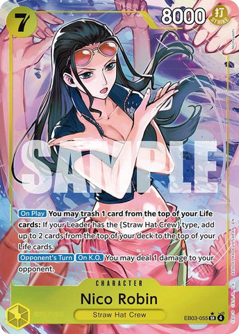Image for Nico Robin (055) (Alternate Art) (EB03-055) (Extra Booster: One Piece Heroines Edition) - One Piece Card Game
