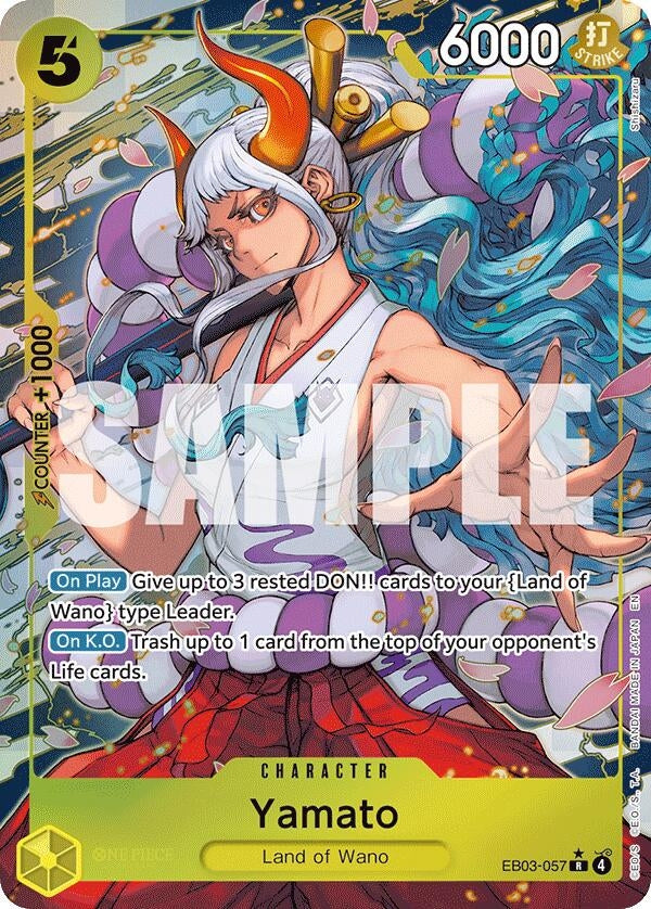 Image for Yamato (Alternate Art) (EB03-057) (Extra Booster: One Piece Heroines Edition) - One Piece Card Game