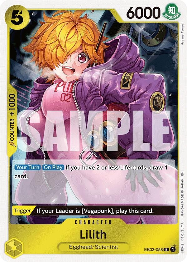 Image for Lilith (EB03-058) (Extra Booster: One Piece Heroines Edition) - One Piece Card Game