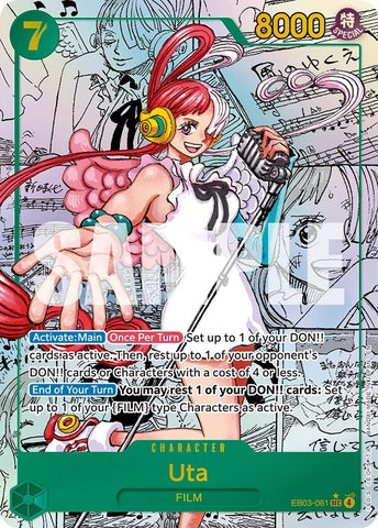 Image for Uta (061) (Manga) (EB03-061) (Extra Booster: One Piece Heroines Edition) - One Piece Card Game