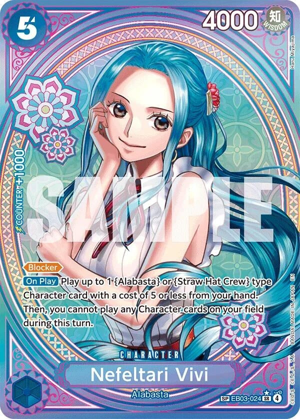 Image for Nefeltari Vivi (024) (SP) (EB03-024) (Extra Booster: One Piece Heroines Edition) - One Piece Card Game