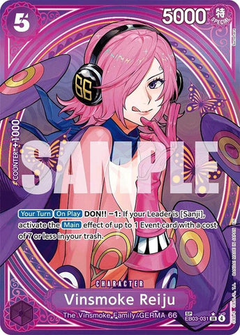 Image for Vinsmoke Reiju (SP) (EB03-031) (Extra Booster: One Piece Heroines Edition) - One Piece Card Game
