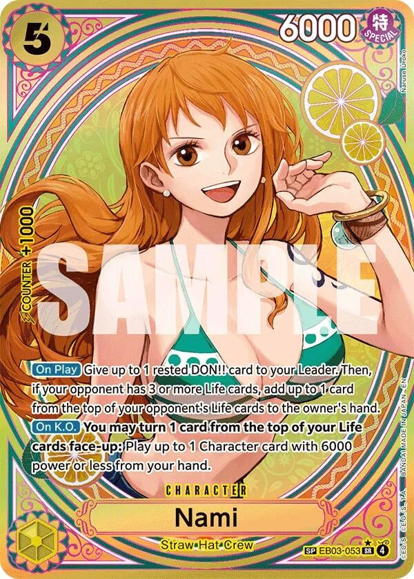 Image for Nami (053) (SP) (EB03-053) (Extra Booster: One Piece Heroines Edition) - One Piece Card Game