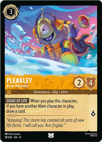 Image for Pleakley - Arctic Naturalist (18/204) - Disney Lorcana