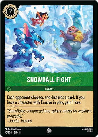 Image for Snowball Fight (95/204) - Disney Lorcana