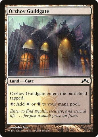 Image for Orzhov Guildgate (244) [Gatecrash]
