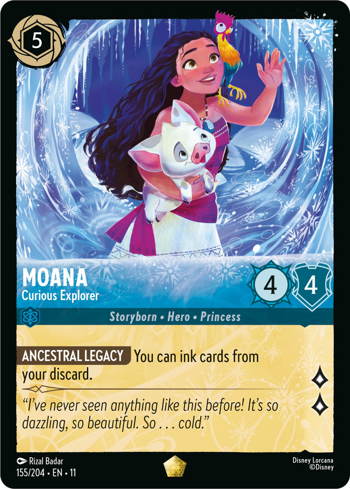 Image for Moana - Curious Explorer (155/204) - Disney Lorcana