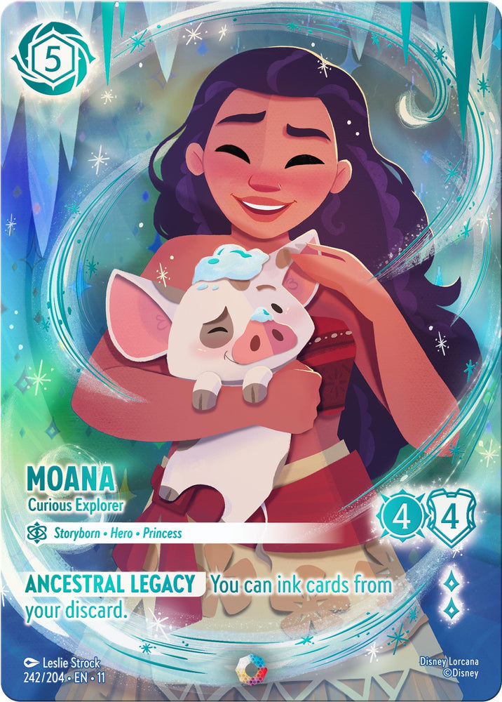 Image for Moana - Curious Explorer (Iconic) (242/204) - Disney Lorcana
