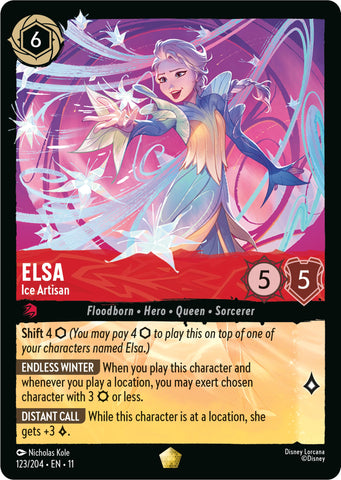 Image for Elsa - Ice Artisan (123/204) - Disney Lorcana