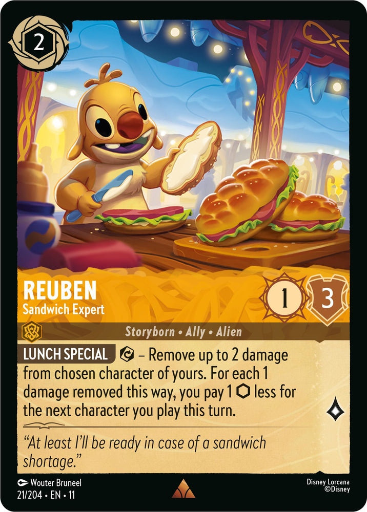 Image for Reuben - Sandwich Expert (21/204) - Disney Lorcana
