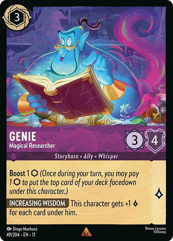Image for Genie - Magical Researcher (49/204) - Disney Lorcana